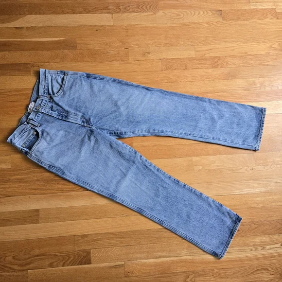 Agolde Sky Blue Denim Pants - Picture 7 of 12
